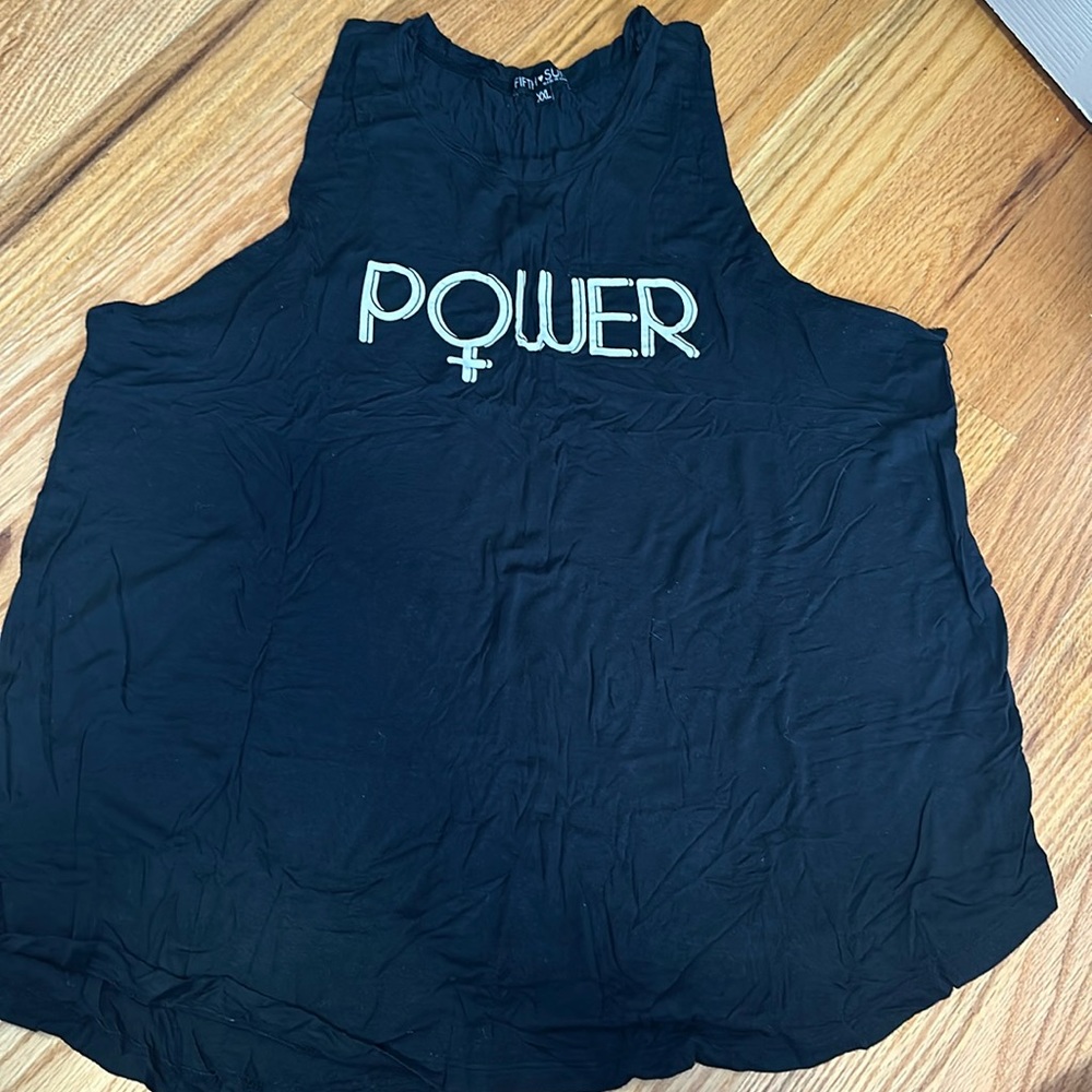 Girl Power workout tank top XXL